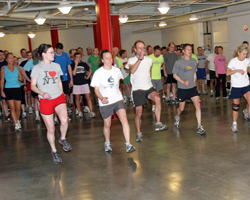 Photo of Dog Days group in Allen Field House