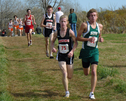 Photo from the 6A Regional Cross COuntry Races at Haskell on Sat, Oct 24th.