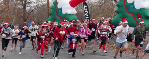Photo from the Ugly Sweater Run.