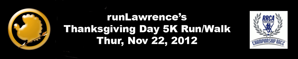 runLawrence Thanksgiving Day 5K and RRCA State Championship web page.