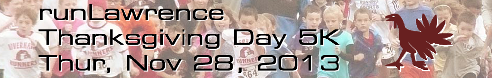 2013 RunLawrence Thanksgiving Day 5K - Volunteer Sign Up Page.
