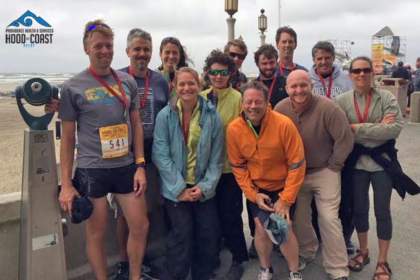 Photo of Brenda Groskinsky's team at the 2015 Hood to Coast Relay.