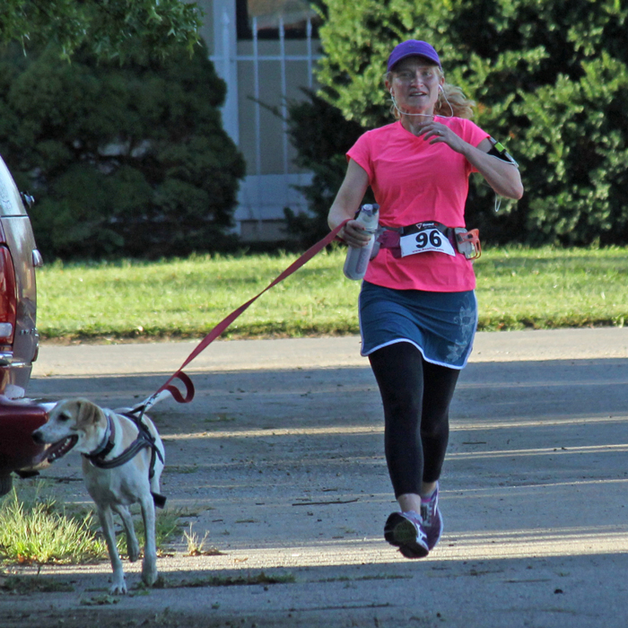 Photo of Kathy Shobe, winner of the Perry After Prom 5K.