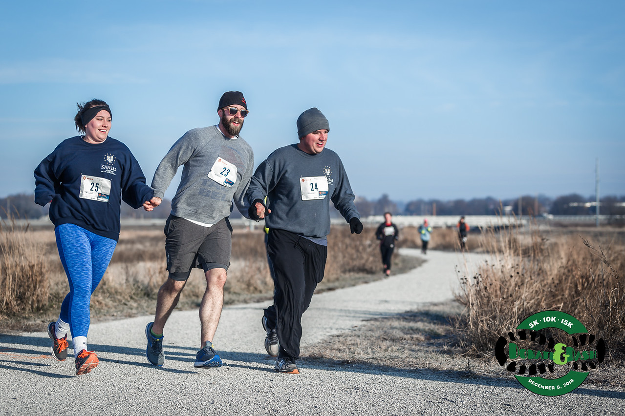 Photo of the Donate and Dash Run, December 8, 2018.  Photo by John Knepper.