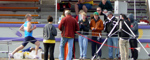 Photo of Jason McCullough at finish.