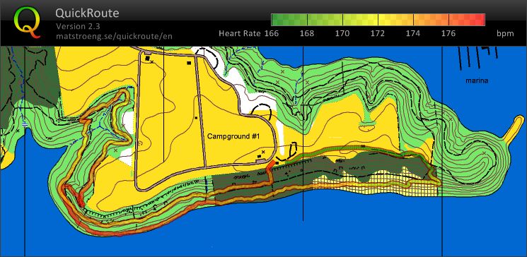 Course map by Mike Eglinski.