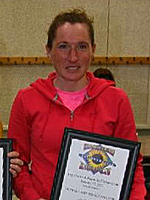 Jaclyn Long, 3rd place overall female winner from Hoyt, KS.