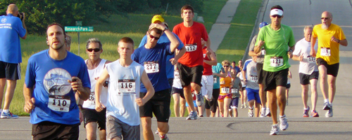 Pack at Research Parkway & Bob Billings Parkway.