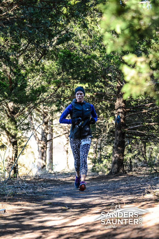 Photo from Sanders Saunter Trail Run.