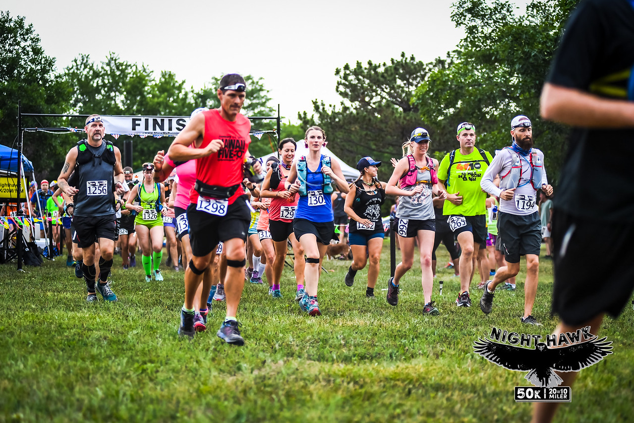 Start of the 2018 Night Hawk Run.