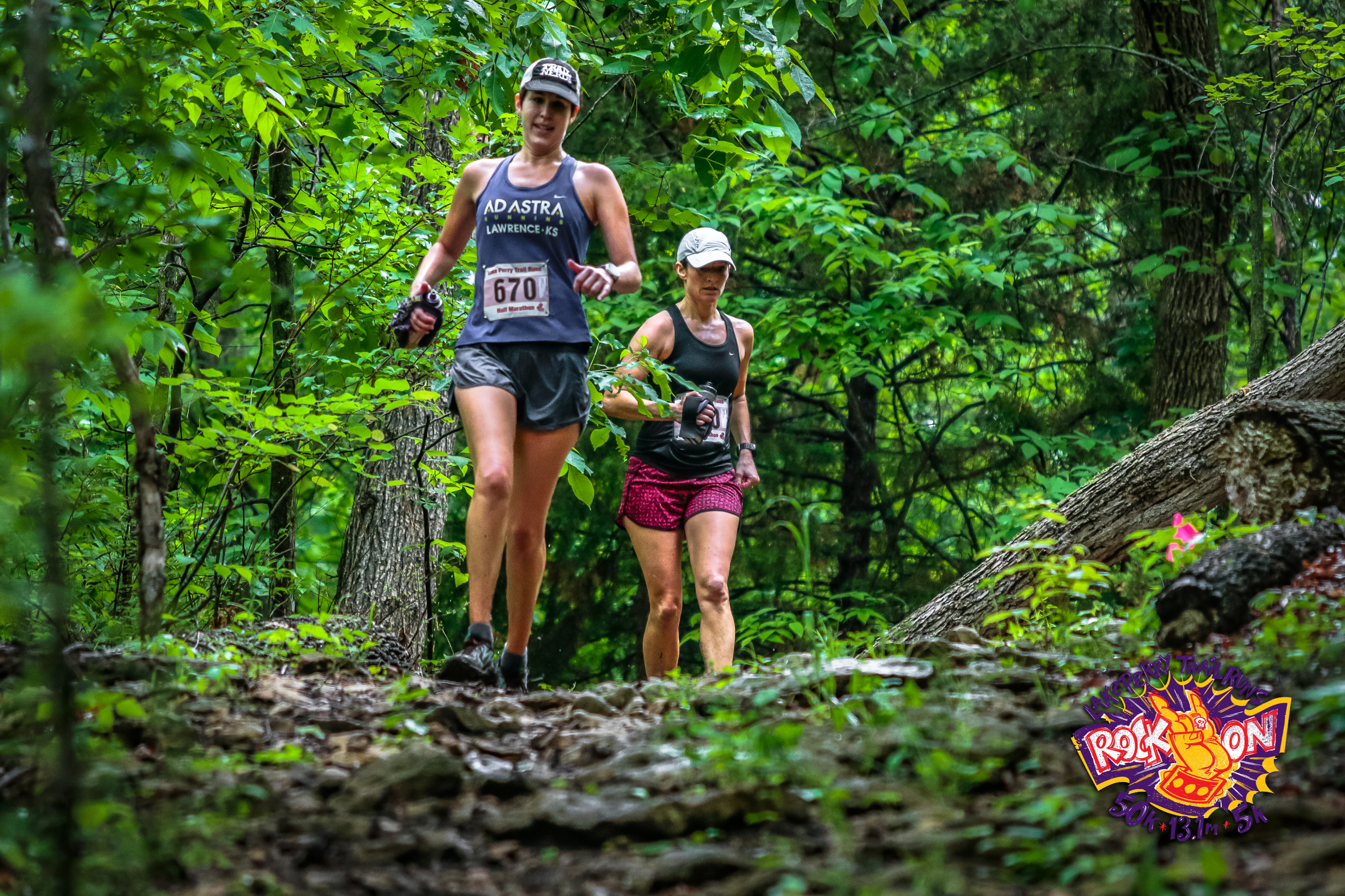 Lindsay Harroff and Lori Shiflett at the Rock On, Lake Perry HM.