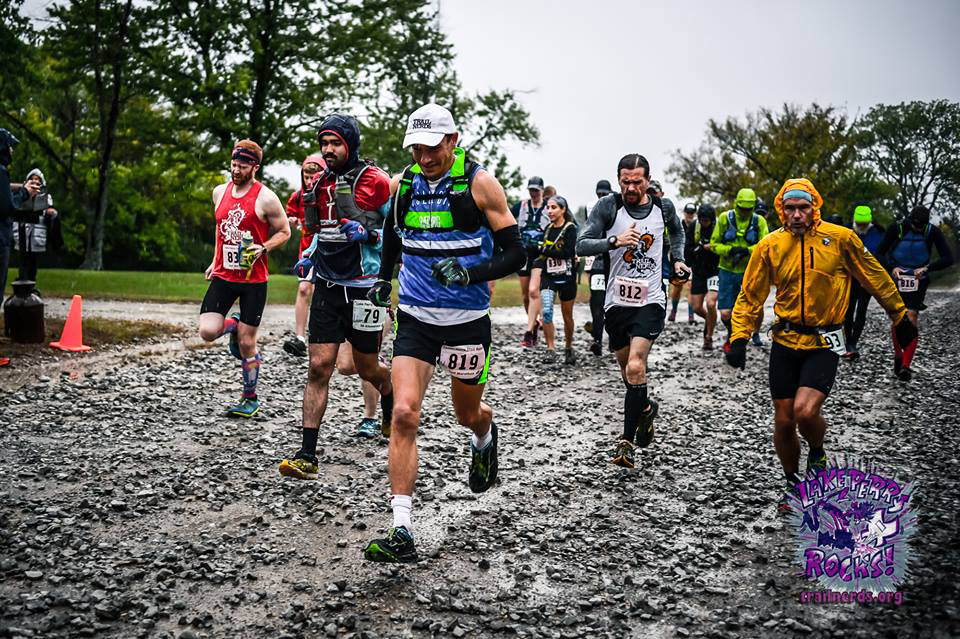 Start of the Lake Perry Rocks! Trail Run on OCtober 6, 2018.