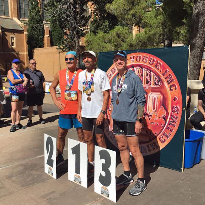 Photo of Keith Dowell at the Bsibee 1000 Steps.