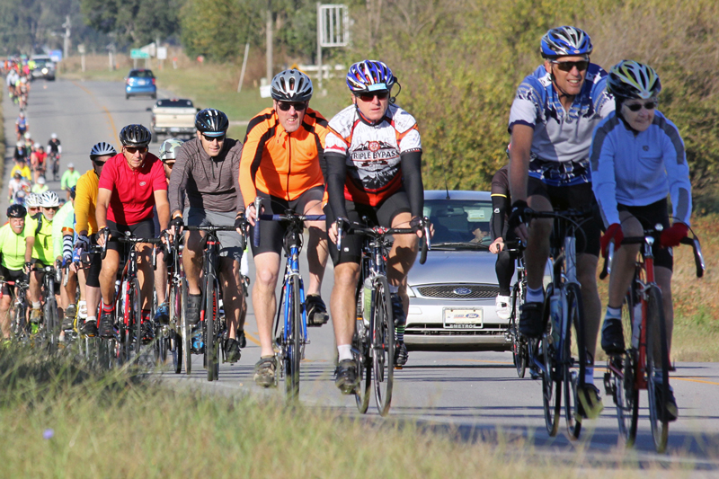 Photo of 2017 Octoginta Bike Ride with Dee Boeck and Rick Hermesch.