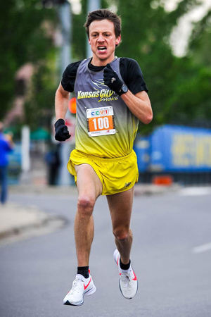 James Wilson, 2019 winner of the Trolley Run.