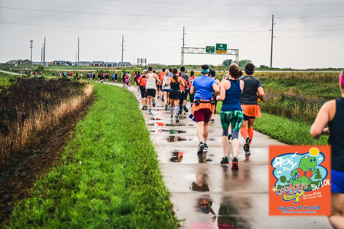 Photo from the Rexy Run, August 24, 2019.