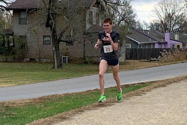 Nicolas Shump had the fastest time at the Levee 12K, Nov. 8th.