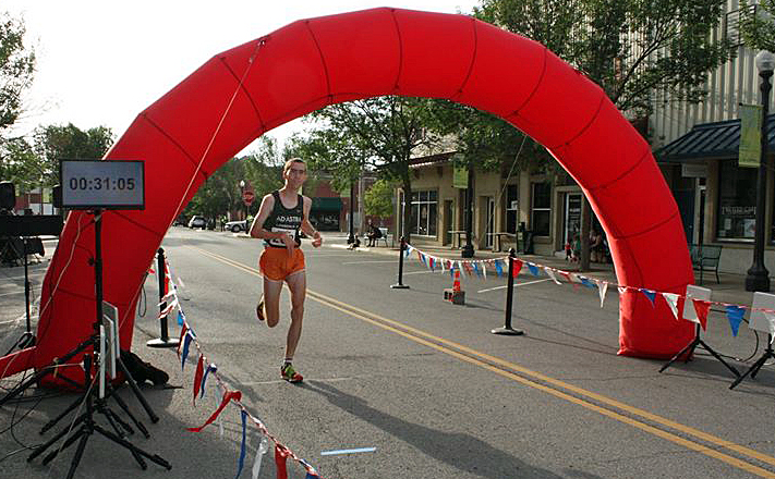 Matt O'Reilly finished first at 2020 Amelia Earhart 8K.