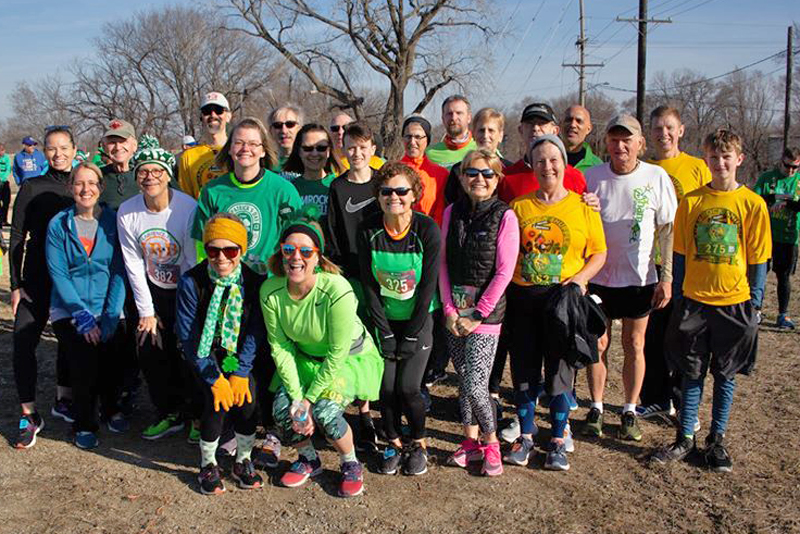 Photo of Red Dog's Dog Day Group at the 2020 Shamrock Shuffle.