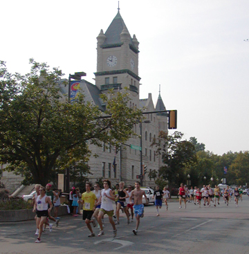 Mass Street Mile, after the gun goes off