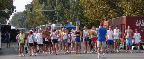 Mass Street Mile start