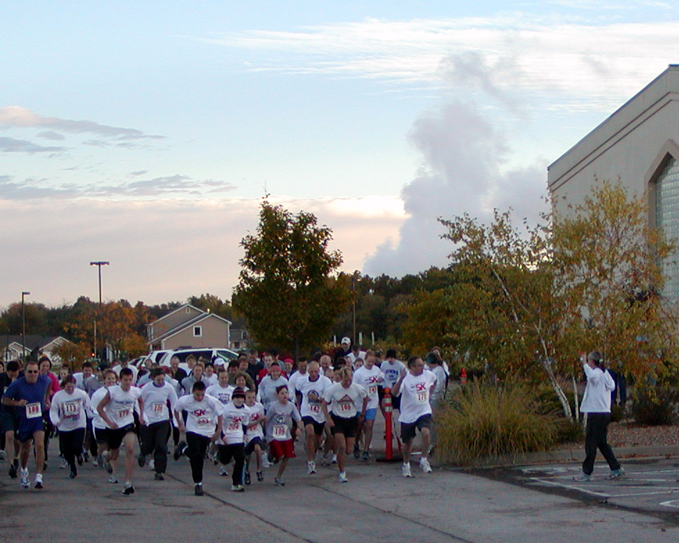 Start of Encouragement 5K Race Oct 22